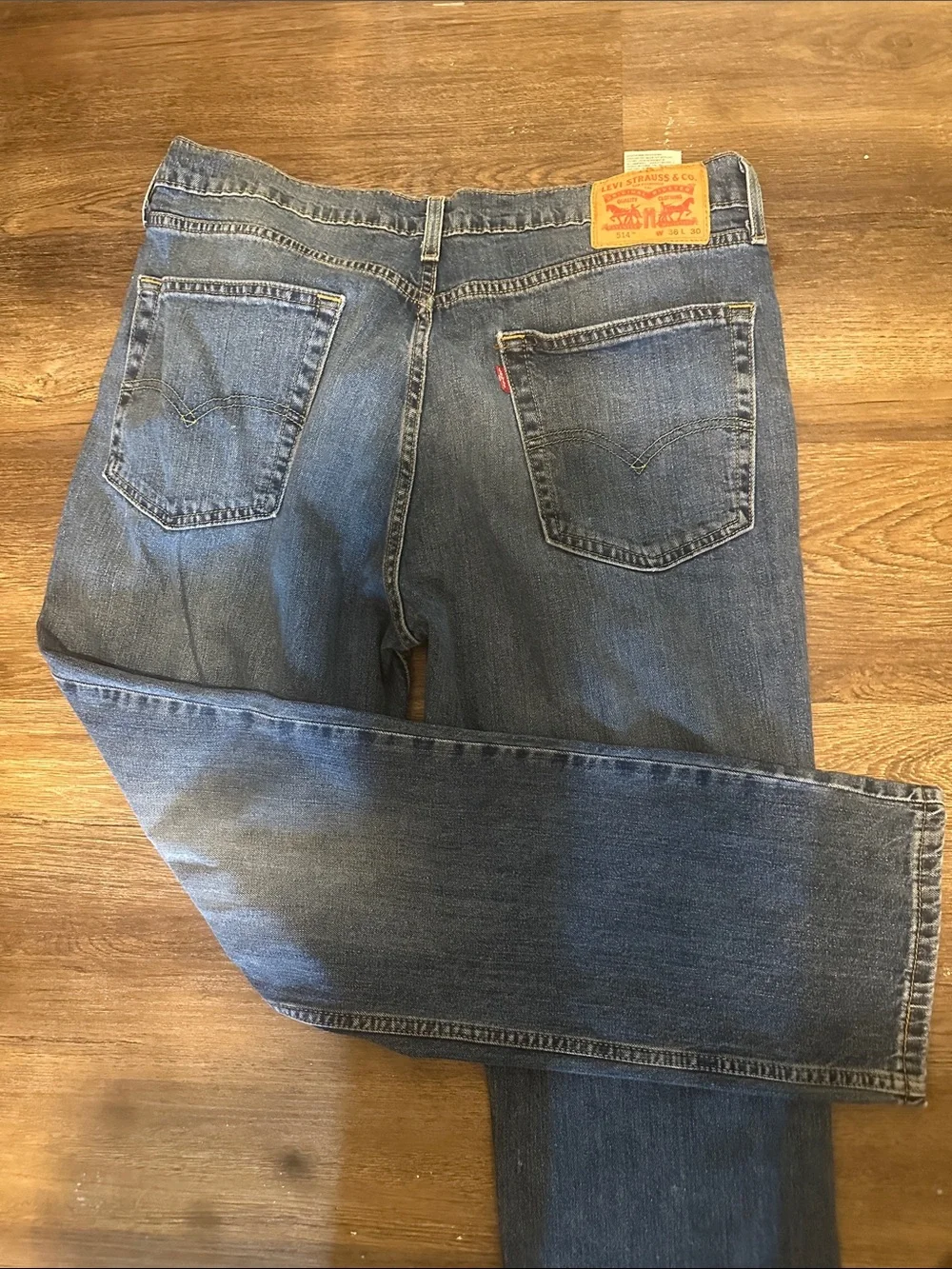 Levi's unisex  sz 36/30  Blue Straight-Leg Jeans